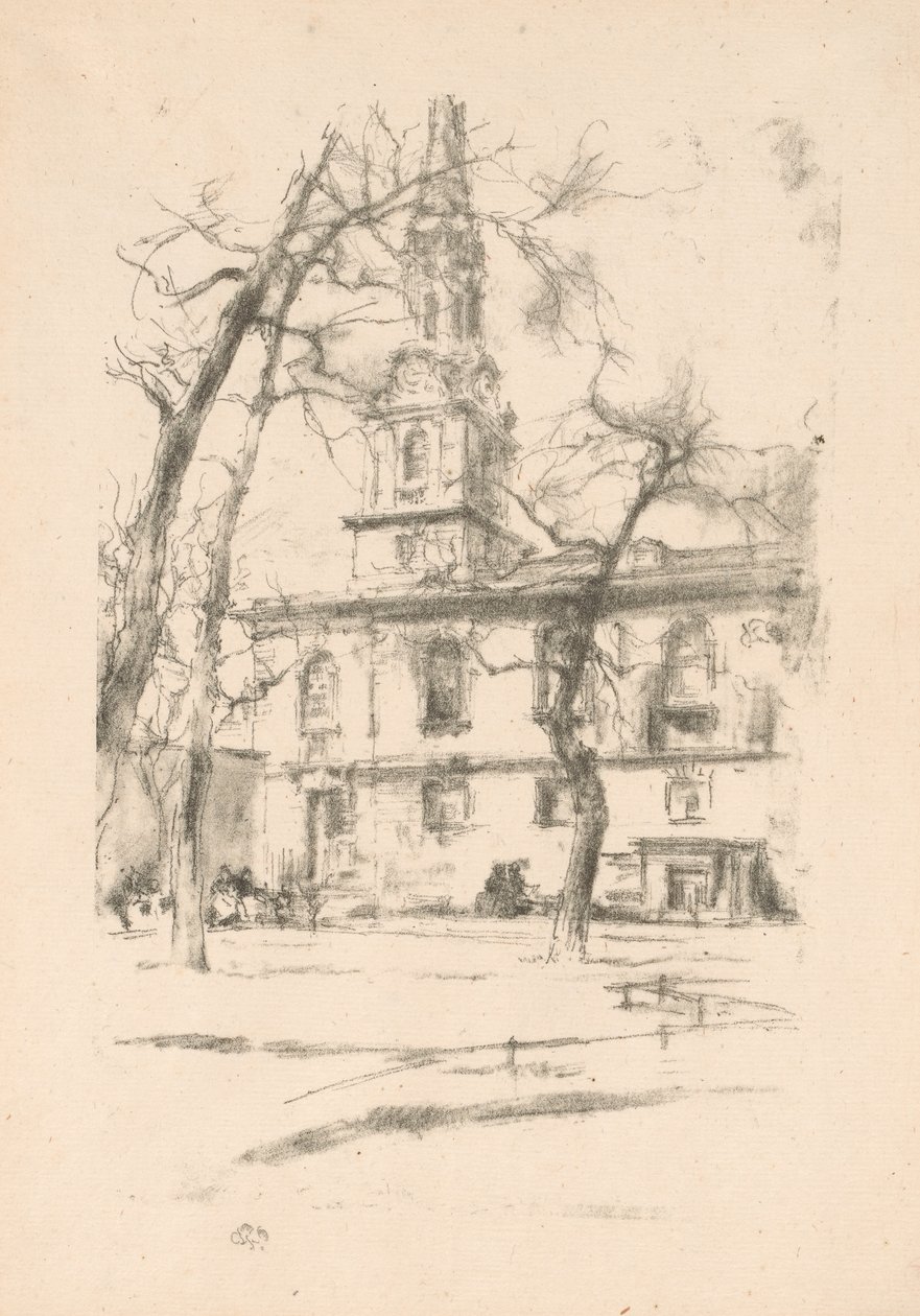 St. Giles-in-the-Fields de James Abbott McNeill Whistler