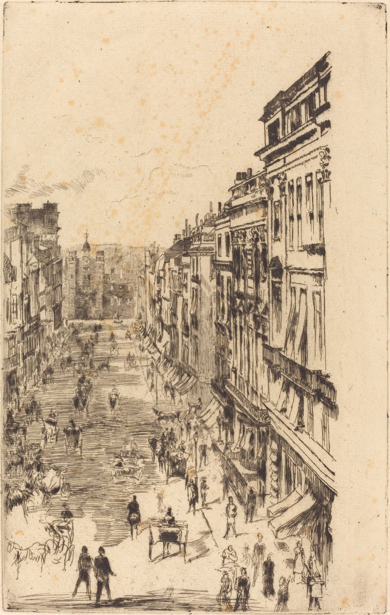Rua de São Tiago de James Abbott McNeill Whistler