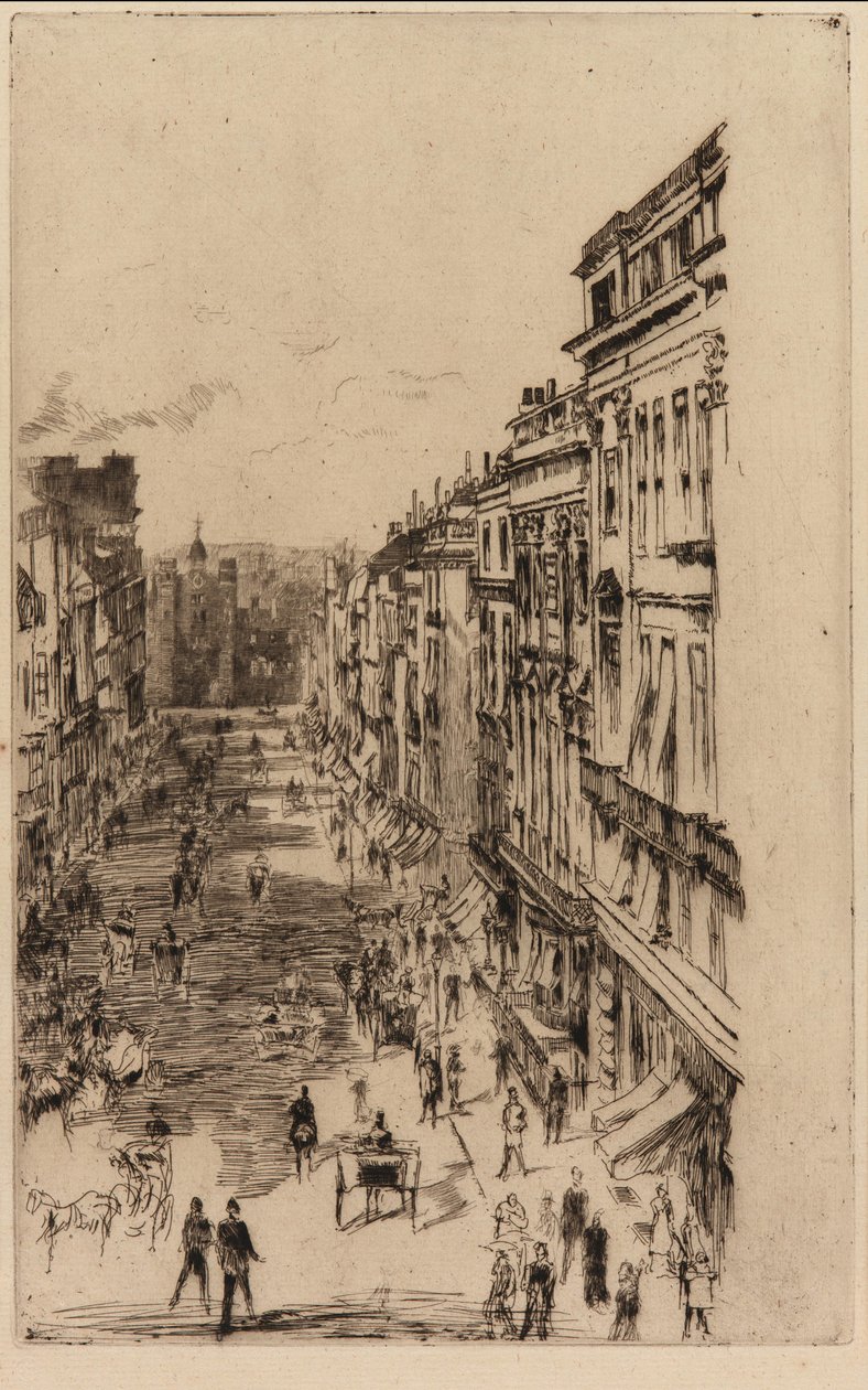 Rua de São Tiago de James Abbott McNeill Whistler