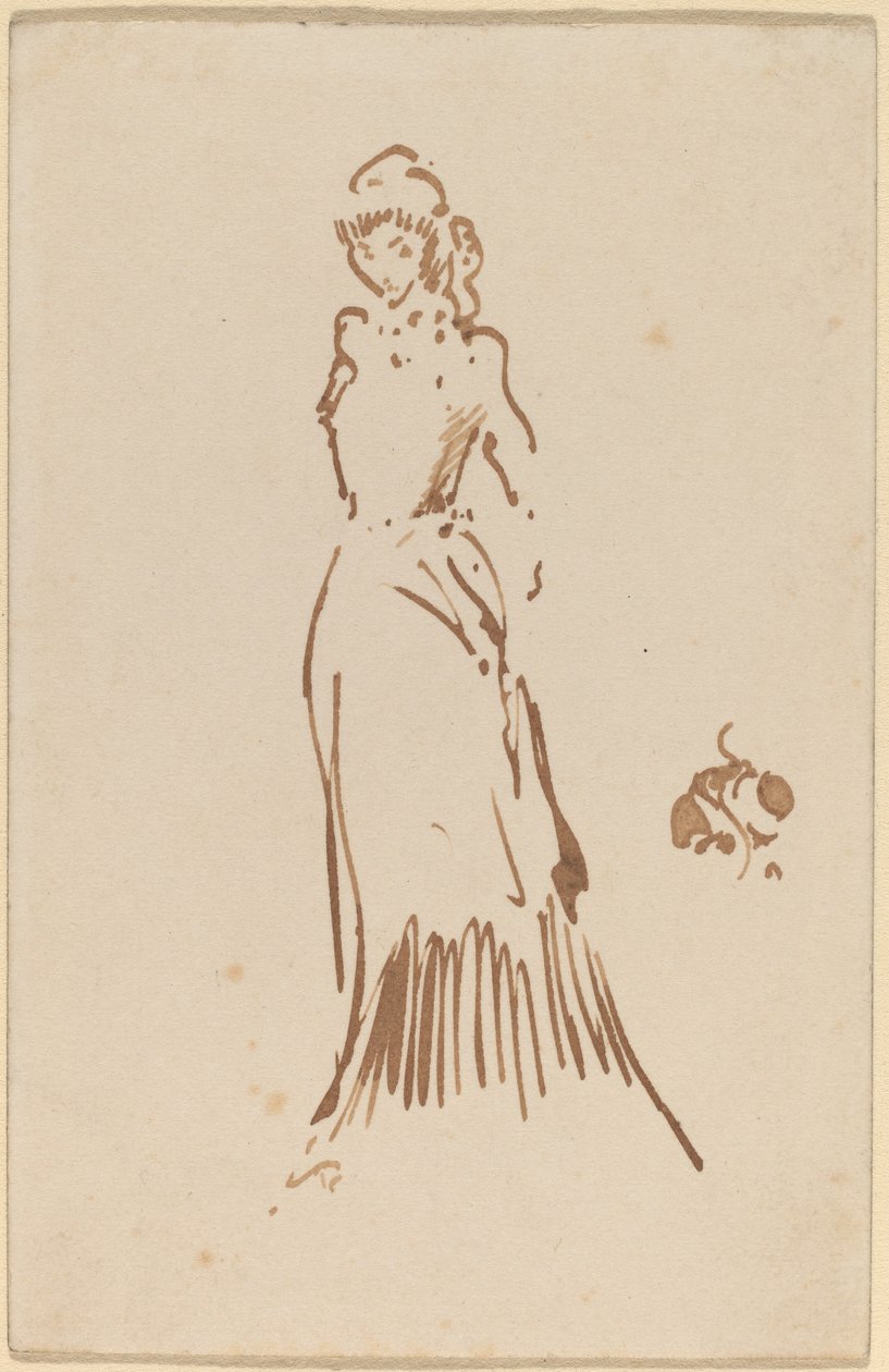 Figura feminina em pé de James Abbott McNeill Whistler