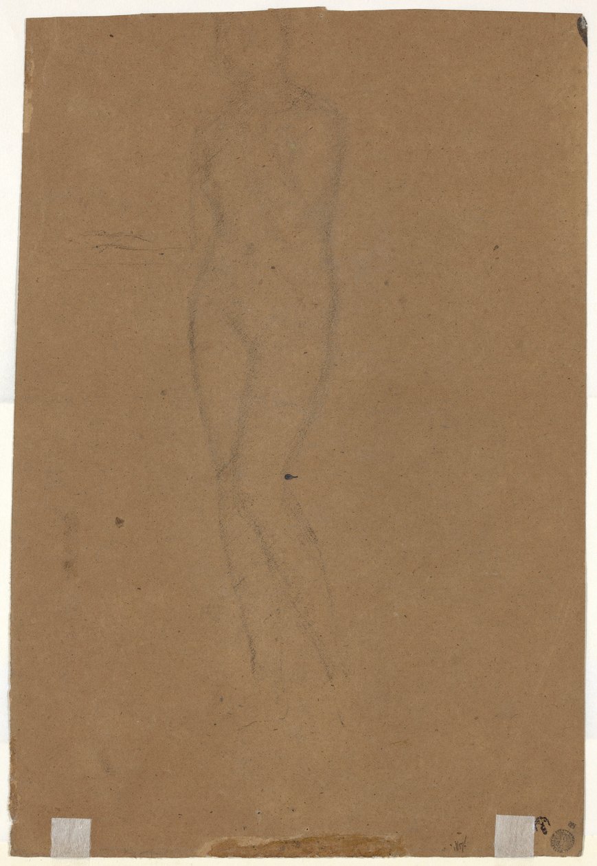 Figura em pé [verso] de James Abbott McNeill Whistler