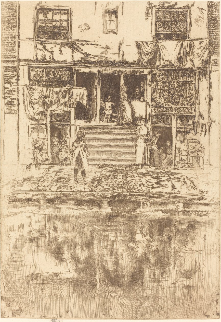 Passos, Amsterdã de James Abbott McNeill Whistler