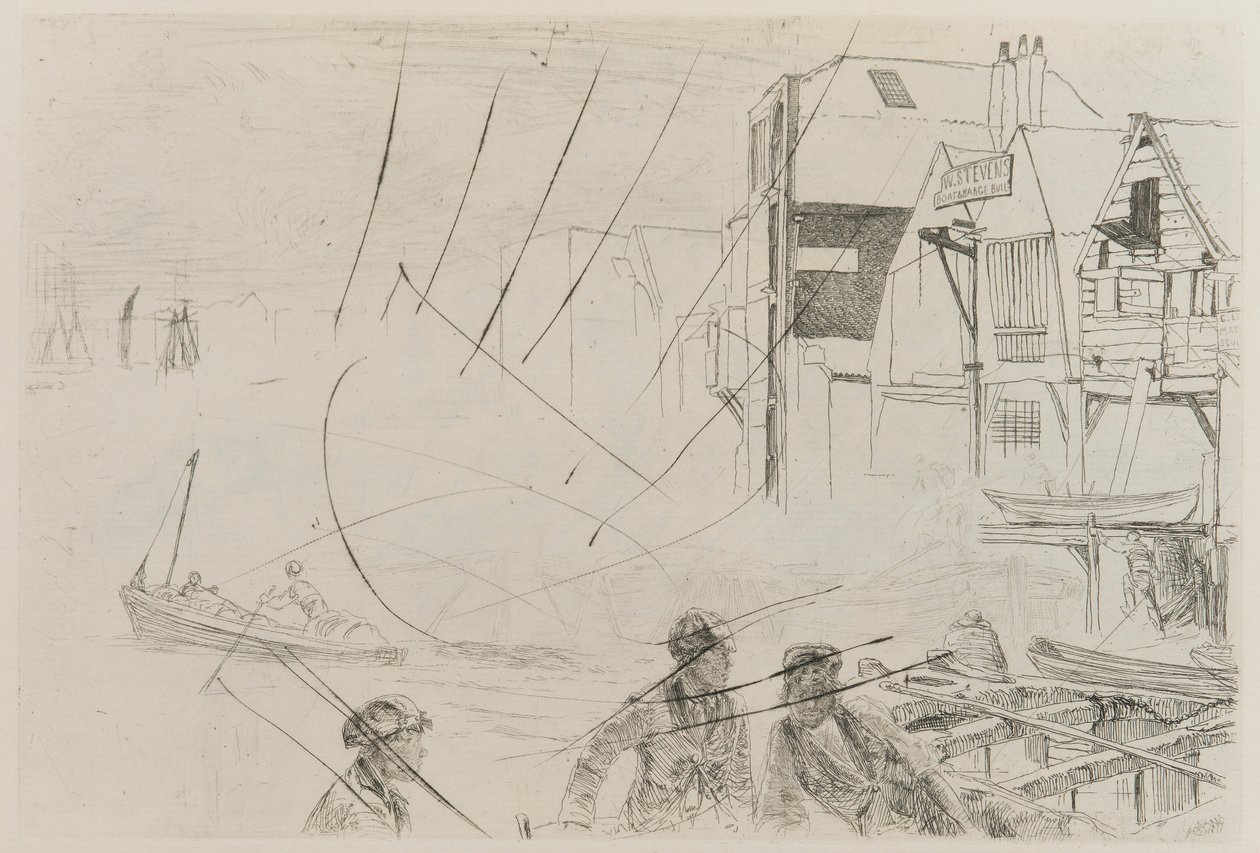 Vida de barco de Stevens de James Abbott McNeill Whistler