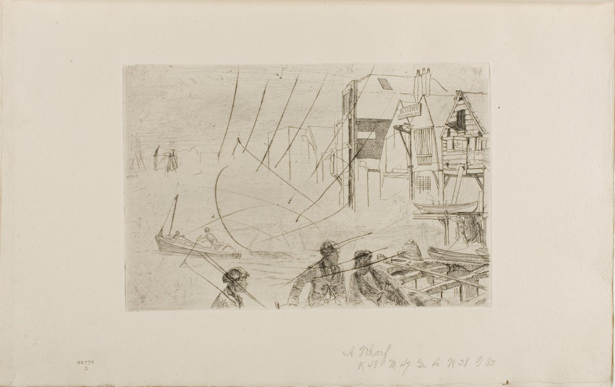Estaleiro de barcos Stevens de James McNeill Whistler