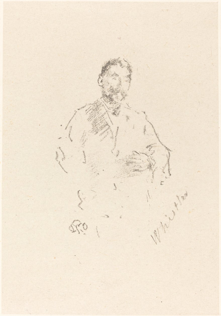 Stephane Mallarmé, nº 2 de James Abbott McNeill Whistler