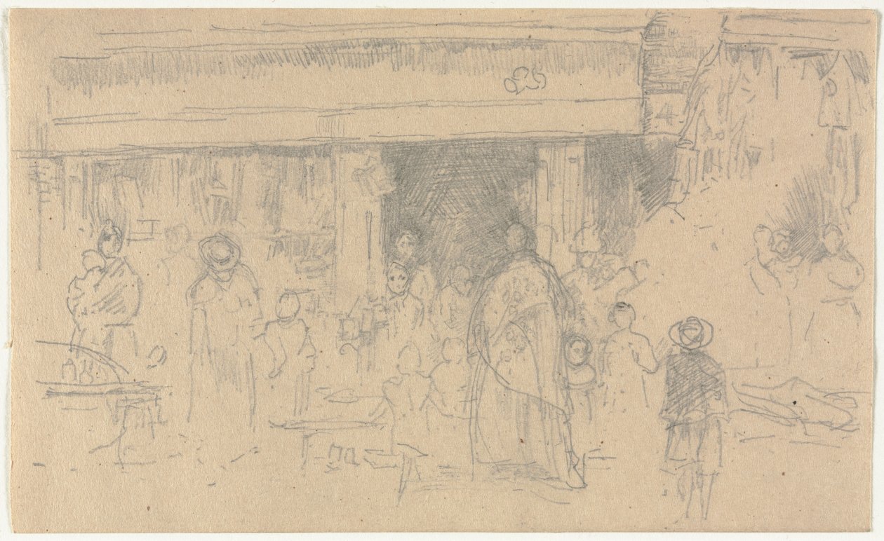 Cena de rua de James McNeill Whistler