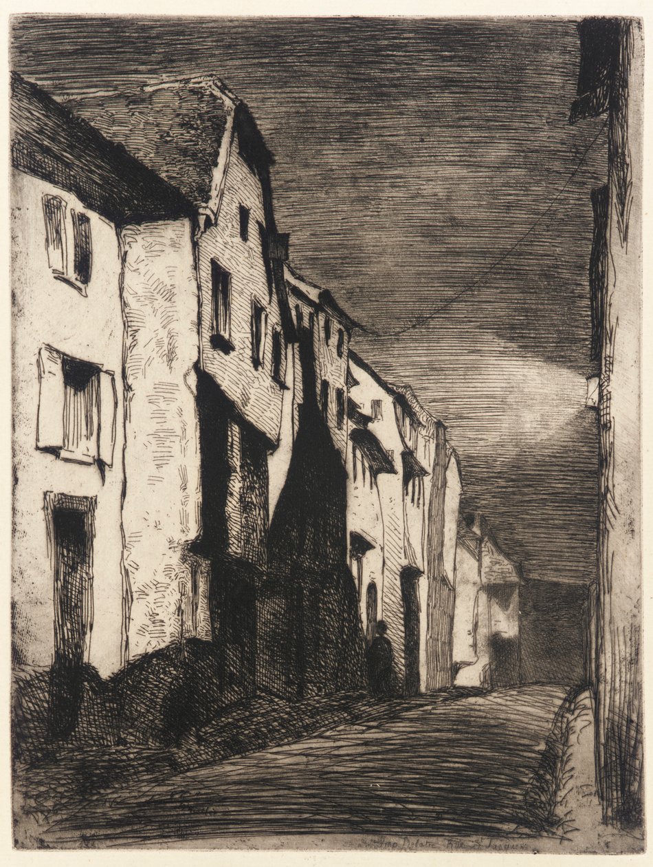 Rua em Saverne de James Abbott McNeill Whistler