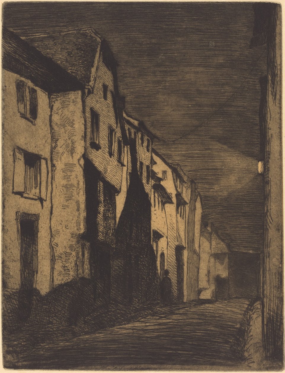 Rua em Saverne de James Abbott McNeill Whistler