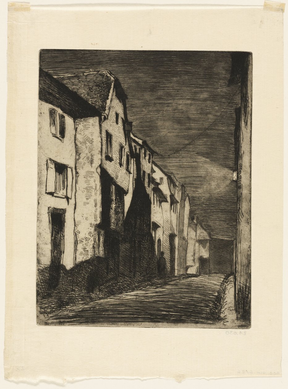 Rua em Saverne de James Abbott McNeill Whistler