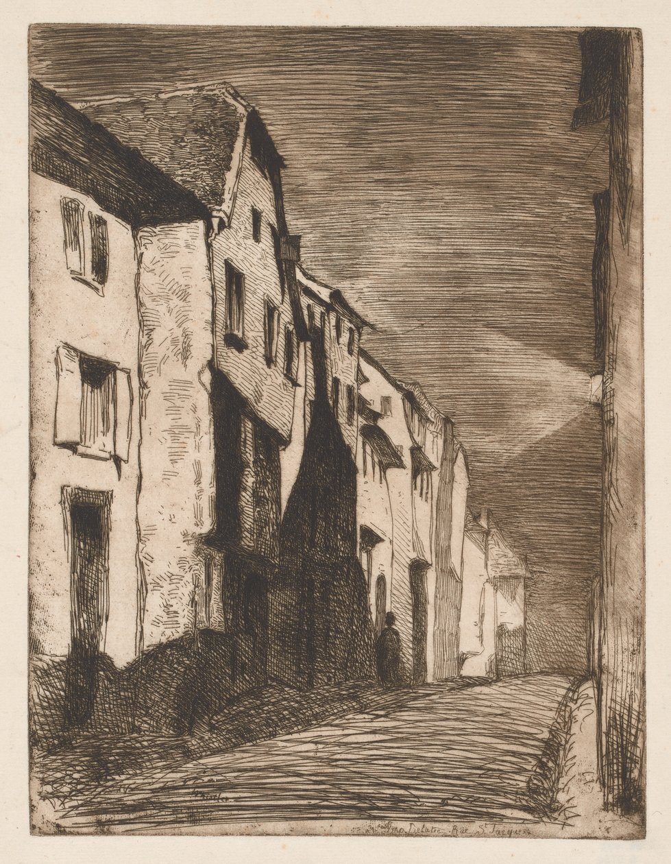 Rua em Saverne de James Abbott McNeill Whistler