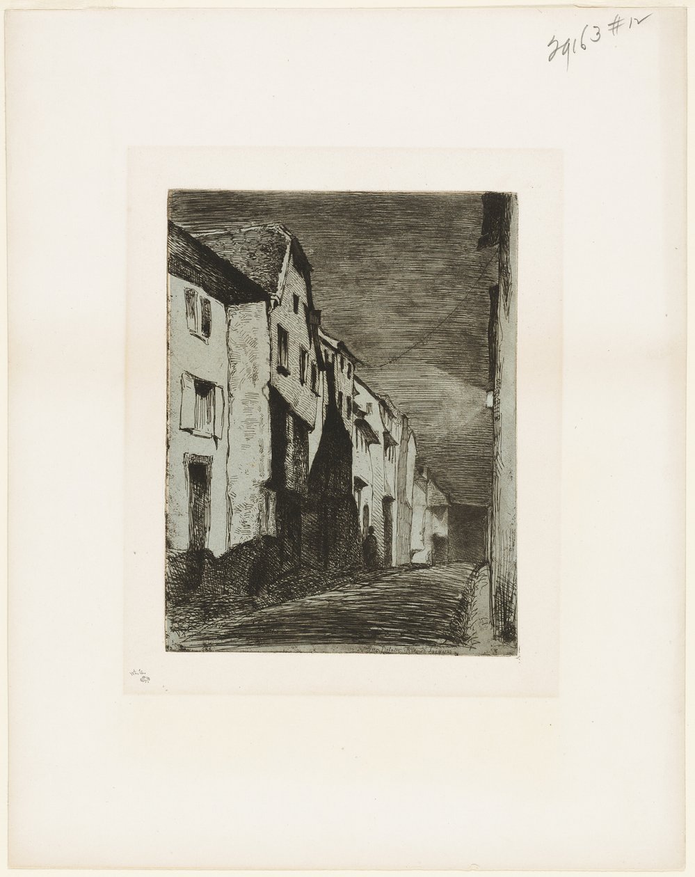 Rua em Saverne de James Abbott McNeill Whistler