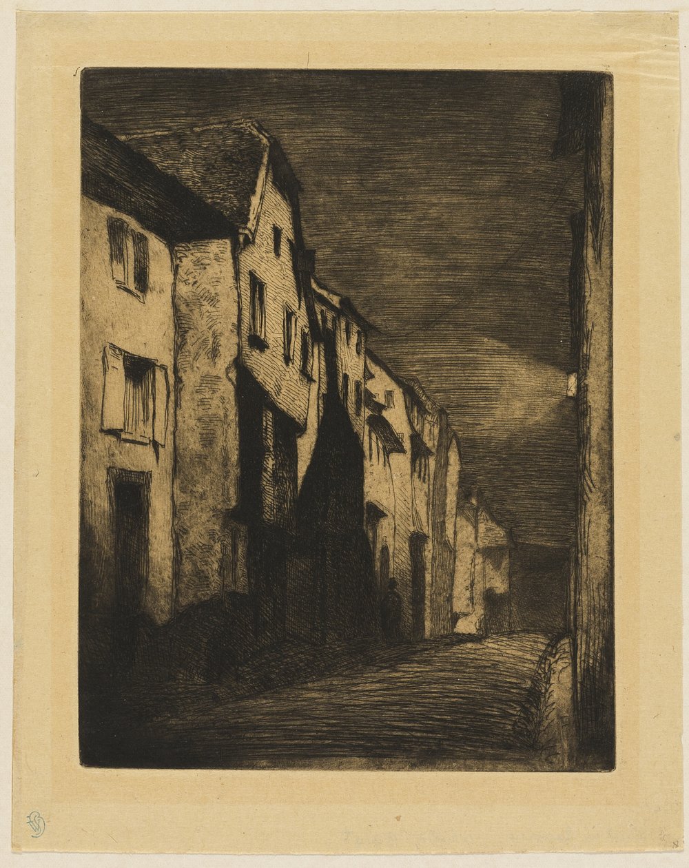 Rua em Saverne de James Abbott McNeill Whistler