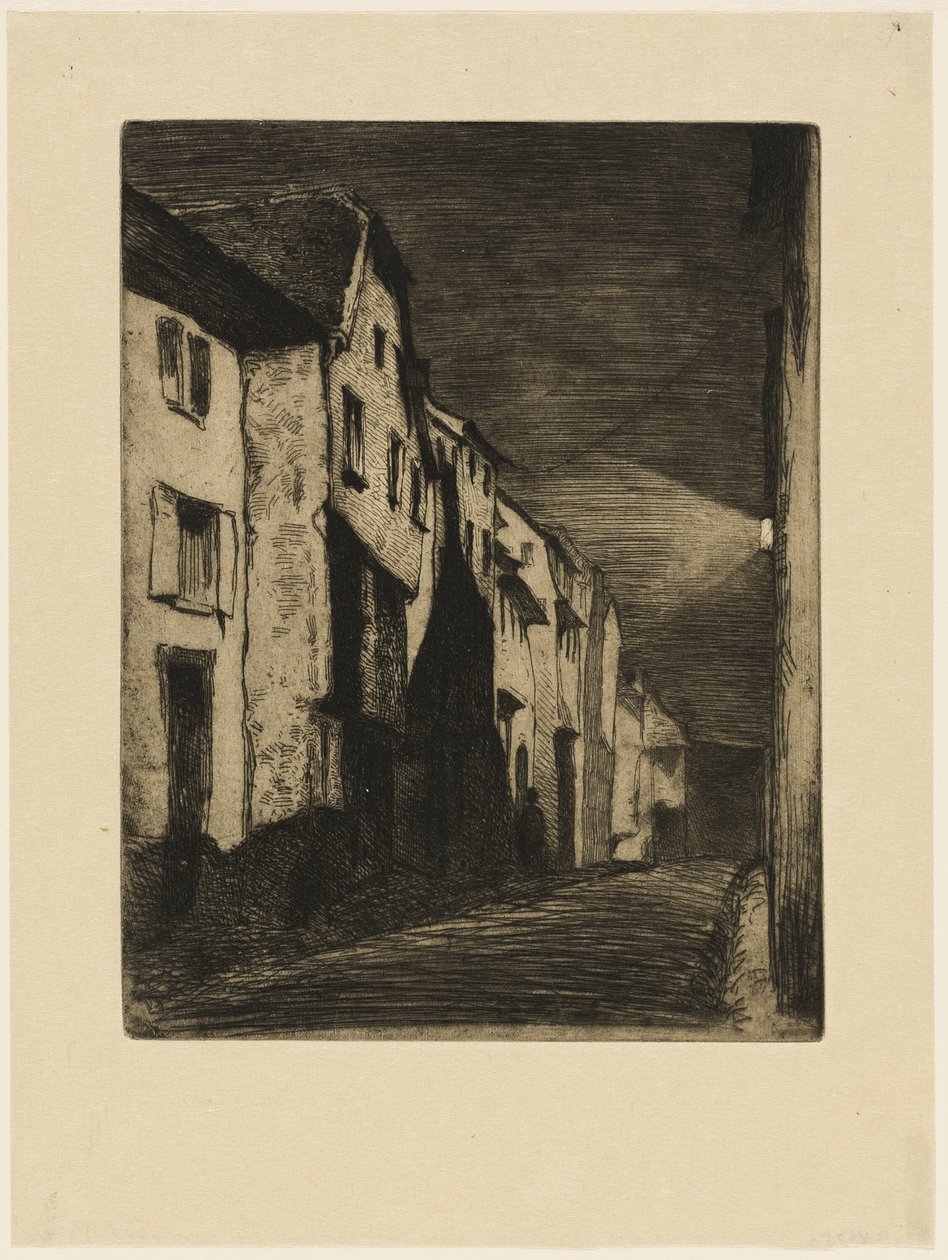 Rua em Saverne de James Abbott McNeill Whistler