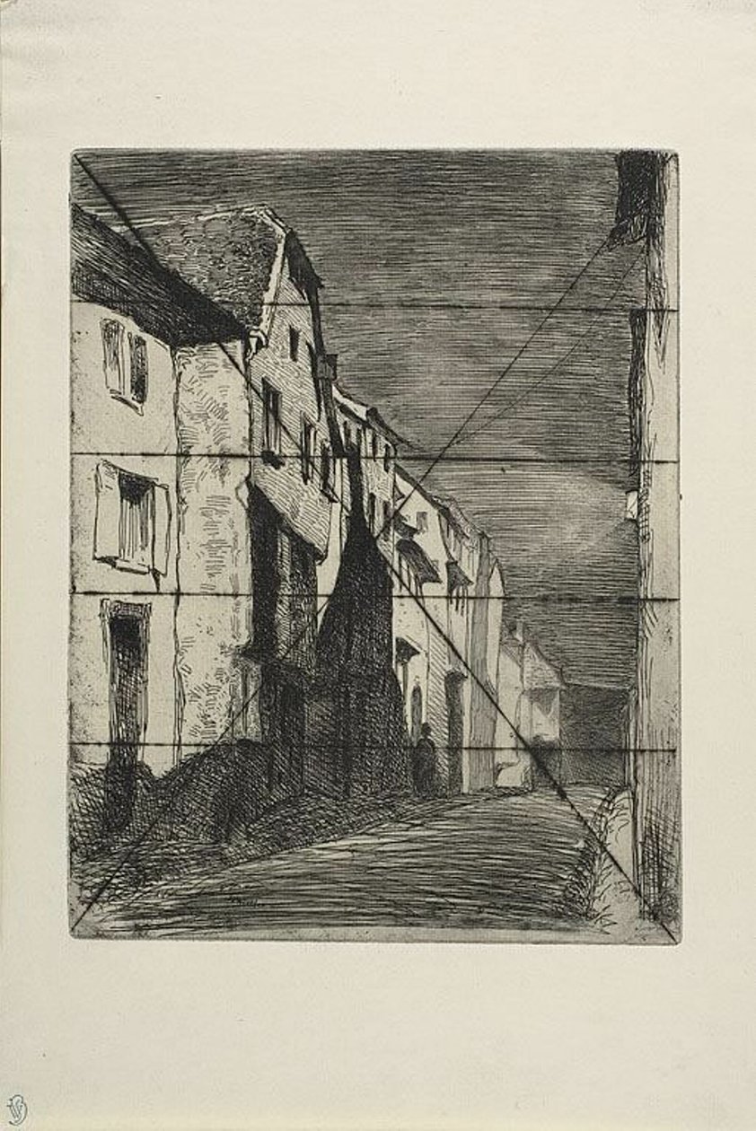 Rua em Saverne de James Abbott McNeill Whistler