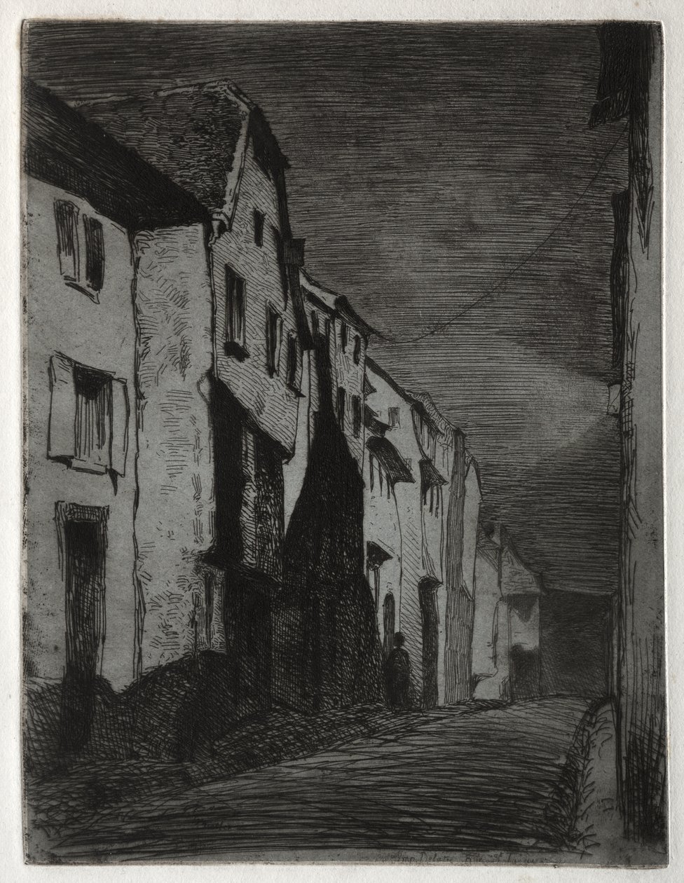Rua em Saverne de James McNeill Whistler