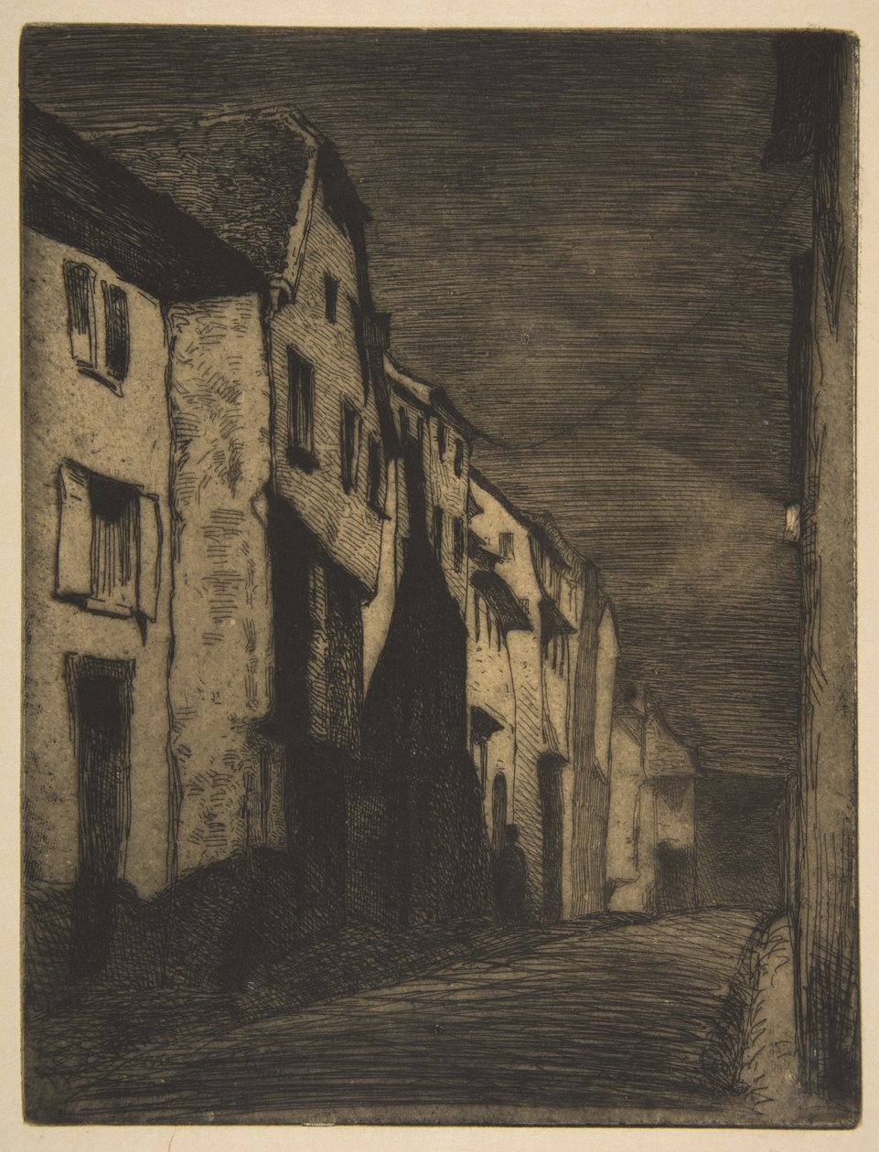 Rua em Saverne de James McNeill Whistler