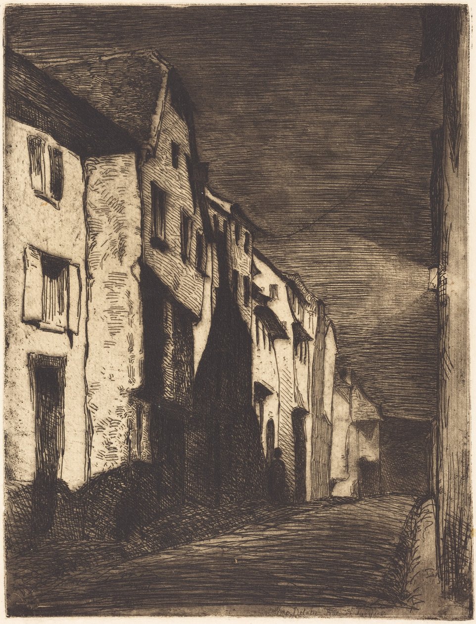 Rua em Saverne de James McNeill Whistler