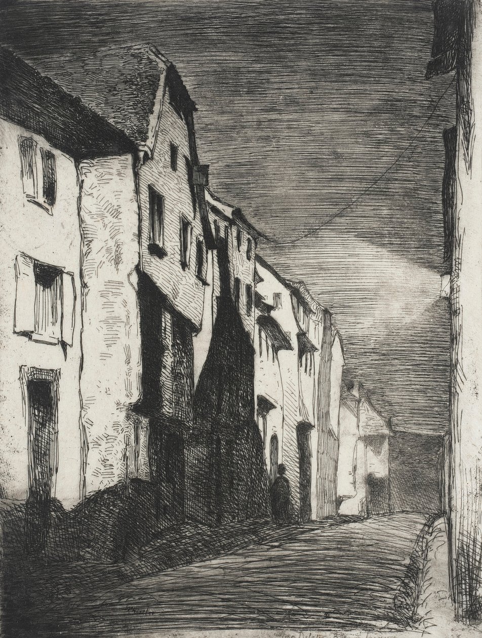 Rua em Saverne de James McNeill Whistler