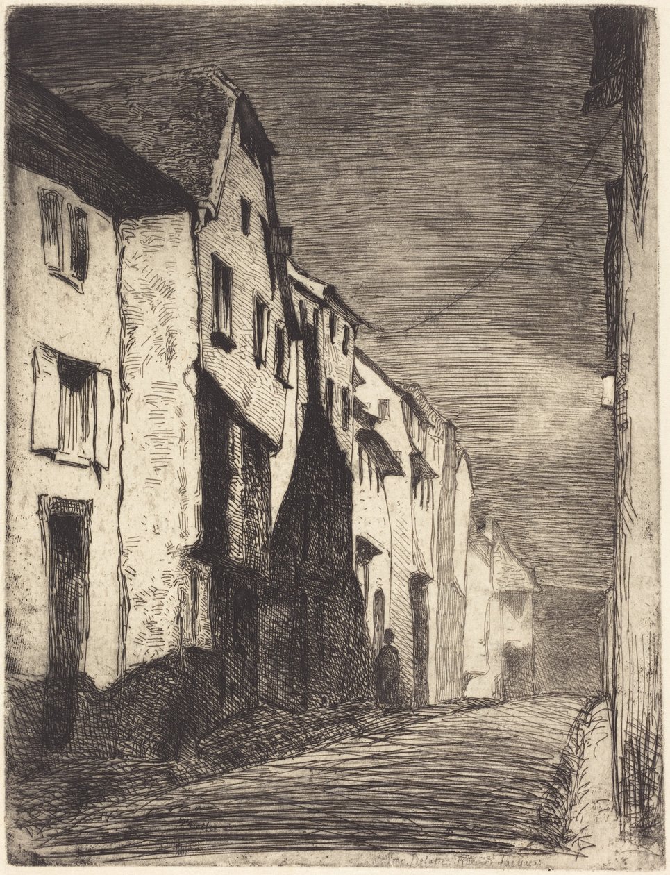 Rua em Saverne de James McNeill Whistler