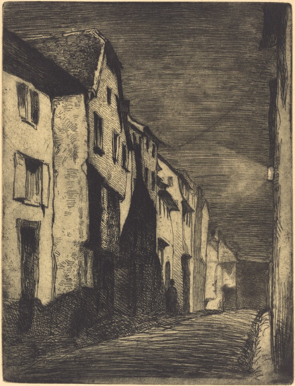 Rua em Saverne de James Abbott McNeill Whistler