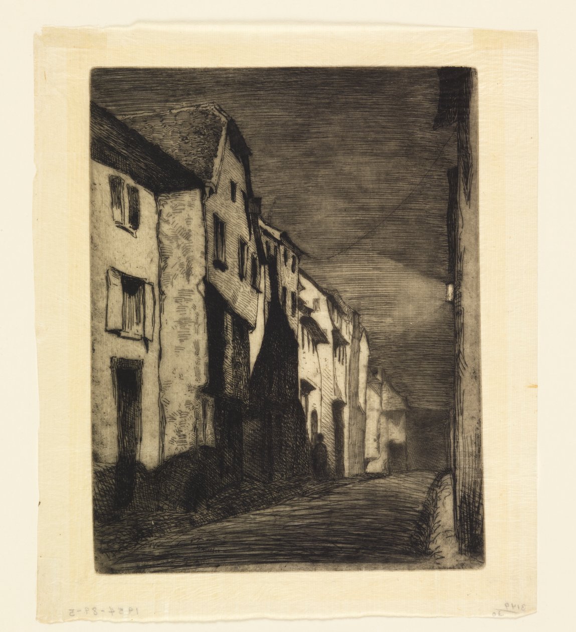 Rua em Saverne de James Abbott McNeill Whistler
