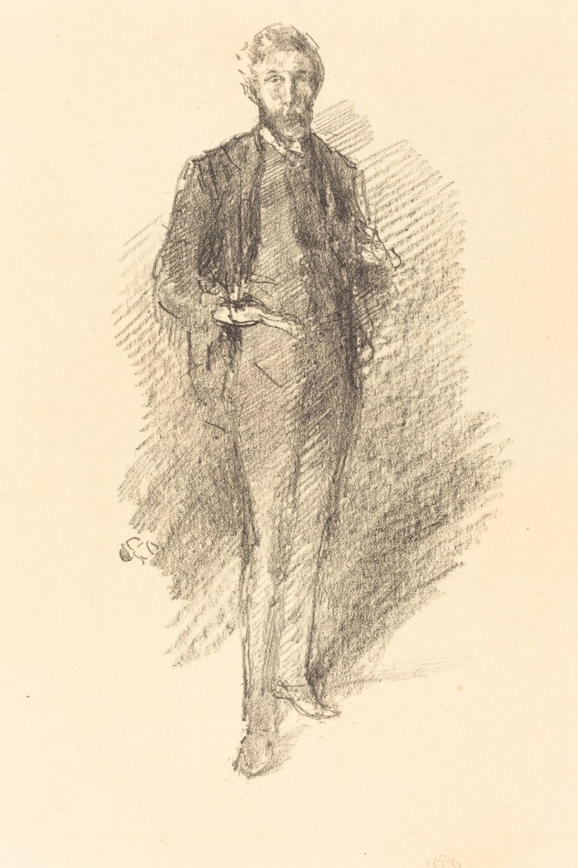 Estudo: Joseph Pennell de James Abbott McNeill Whistler