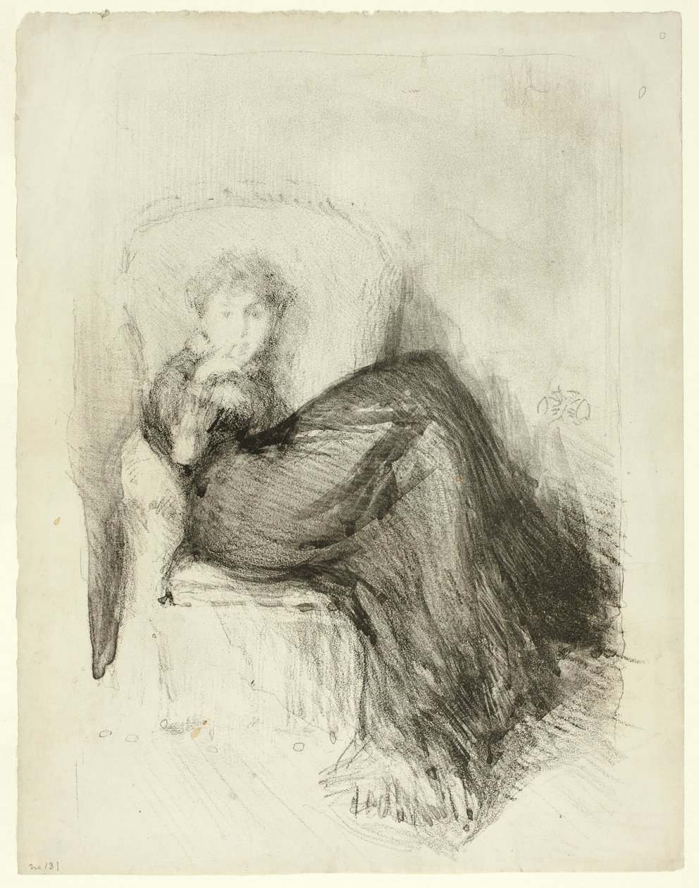 Estudo: Maud Sentado de James Abbott McNeill Whistler