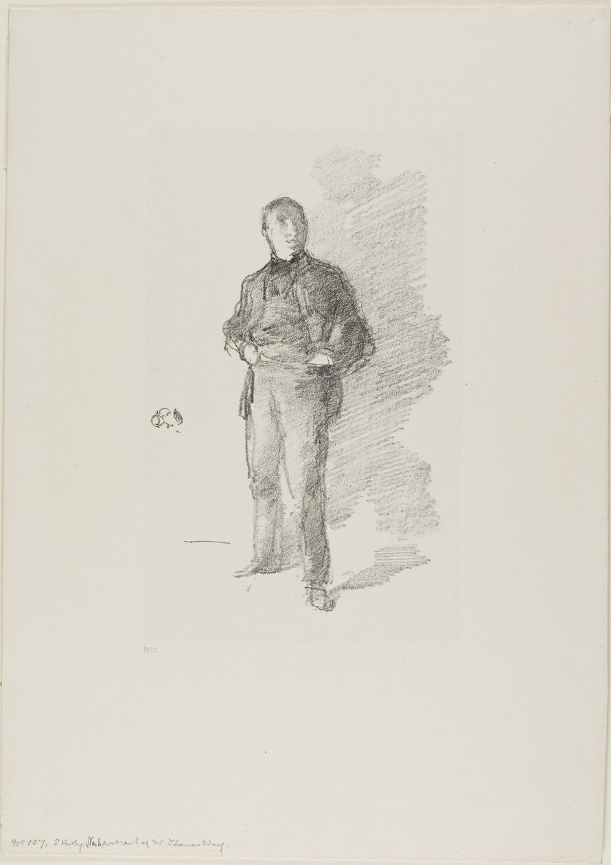 Estudo nº 1: Sr. Thomas Way de James Abbott McNeill Whistler