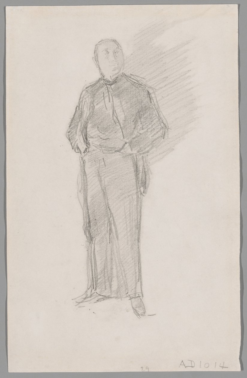 Estudo para o retrato de Thomas Way de James McNeill Whistler
