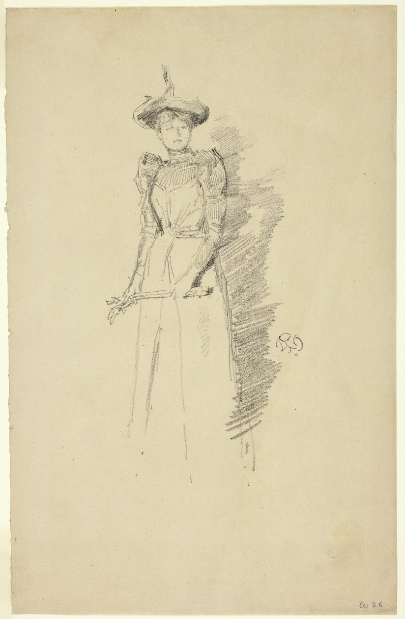 Luvas de camurça de James Abbott McNeill Whistler