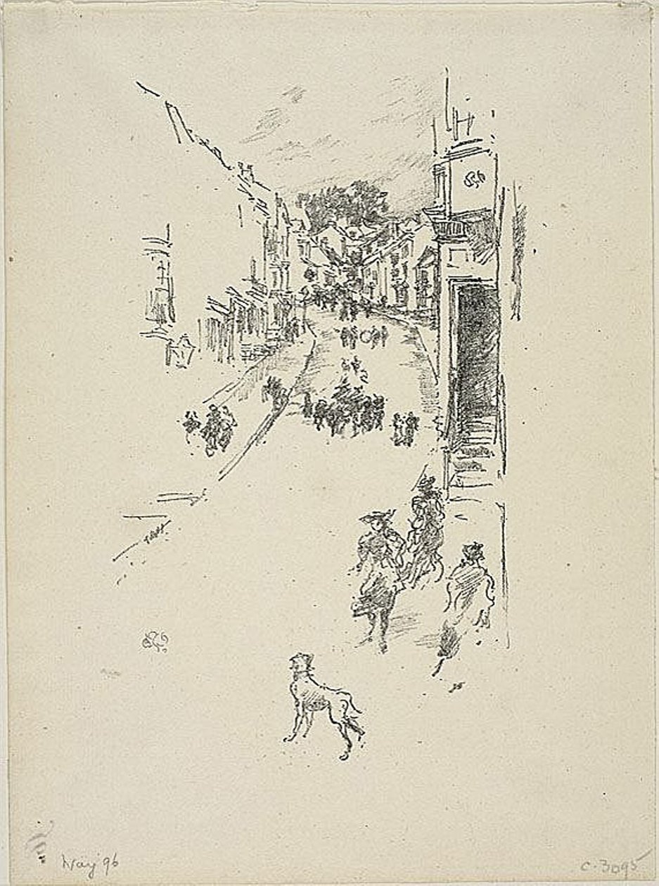 Domingo, Lyme Regis de James Abbott McNeill Whistler