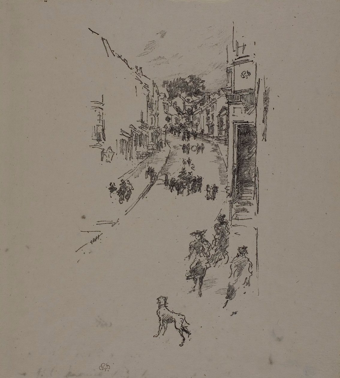 Domingo, Lyme Regis de James Abbott McNeill Whistler