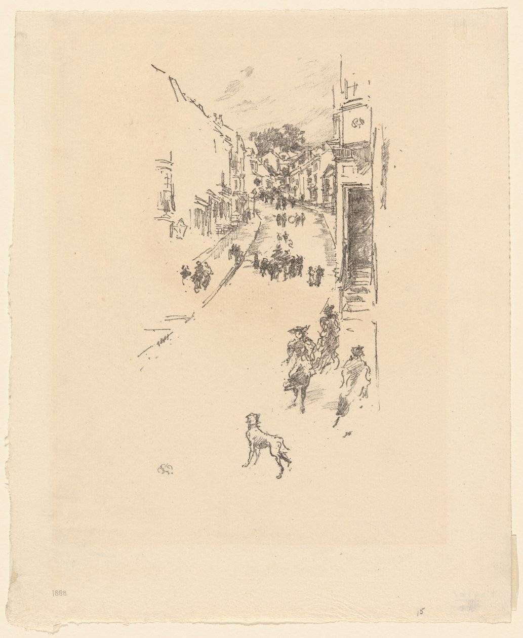 Domingo, Lyme Regis de James Abbott McNeill Whistler
