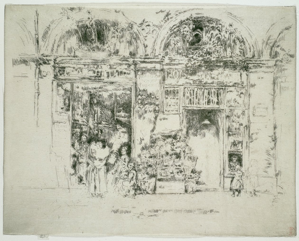 Girassóis, Mercado de St Germain, Paris de James Abbott McNeill Whistler