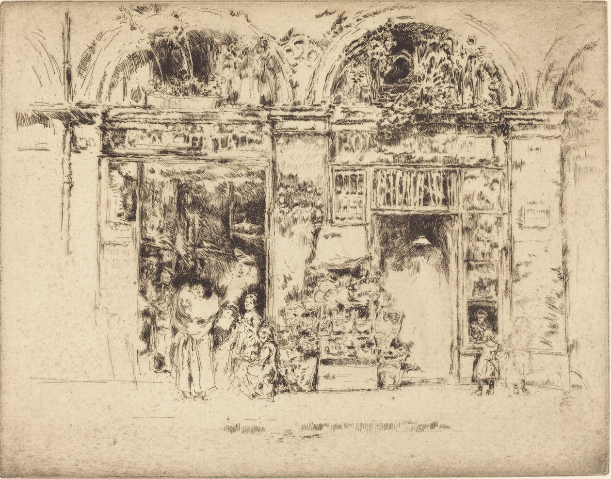 Girassóis, Rue des Beaux-Arts de James Abbott McNeill Whistler