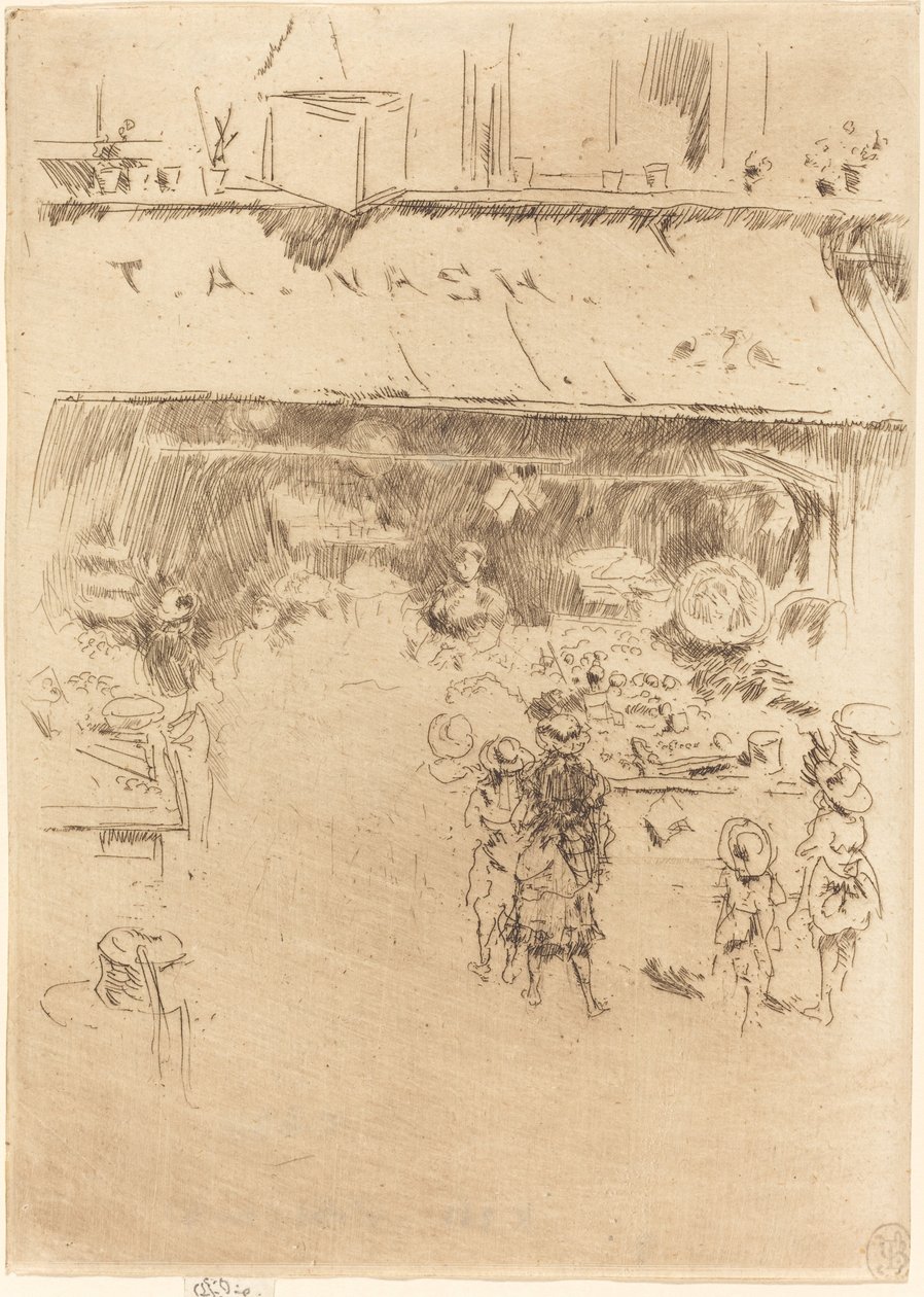 T.A. Loja de frutas do Nash de James Abbott McNeill Whistler
