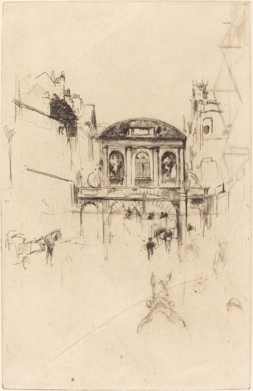Barra do Templo de James Abbott McNeill Whistler
