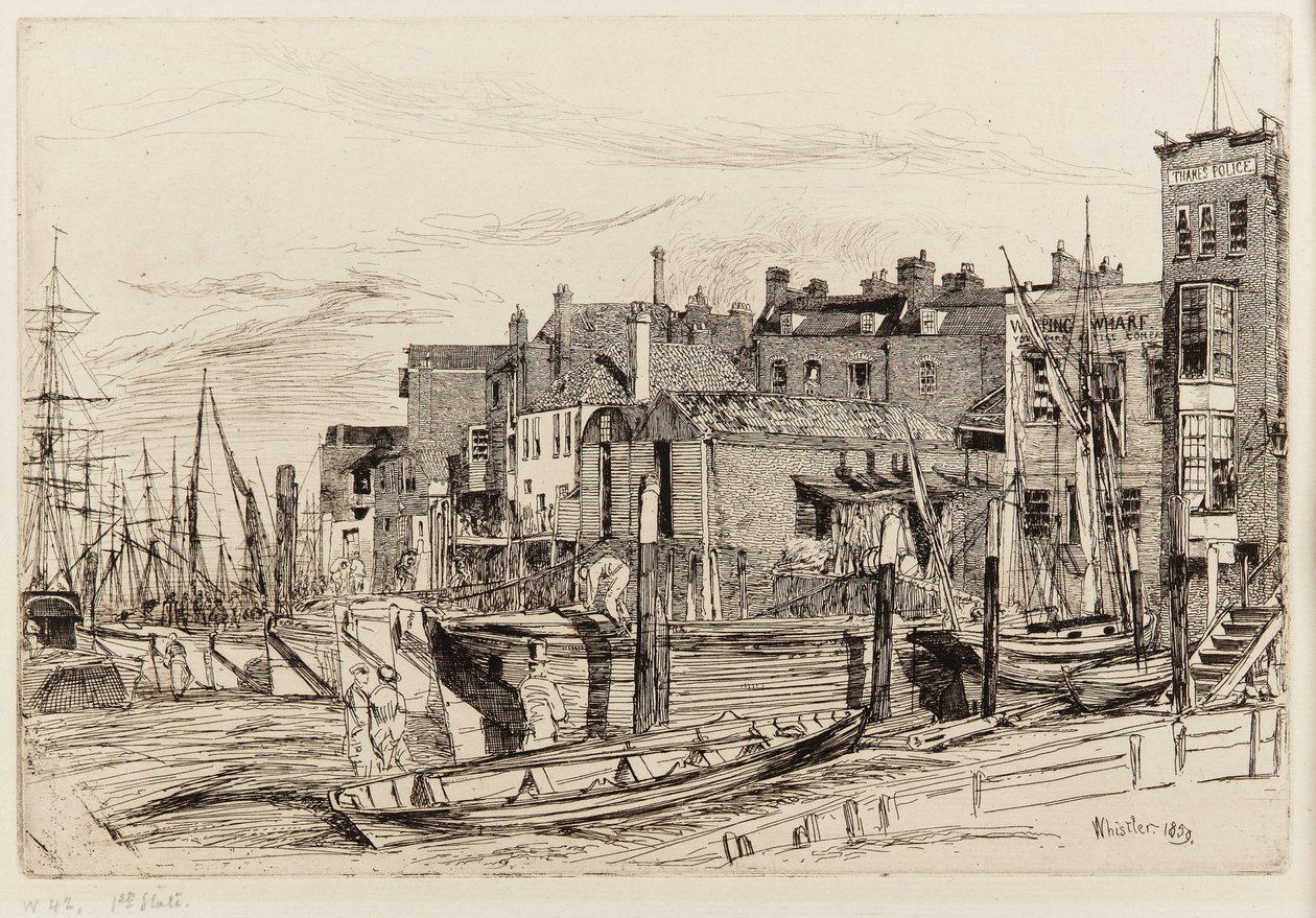 Polícia do Tamisa de James Abbott McNeill Whistler