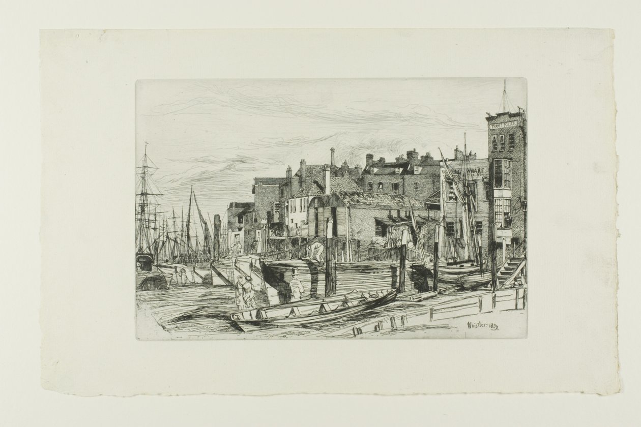 Polícia do Tamisa de James Abbott McNeill Whistler