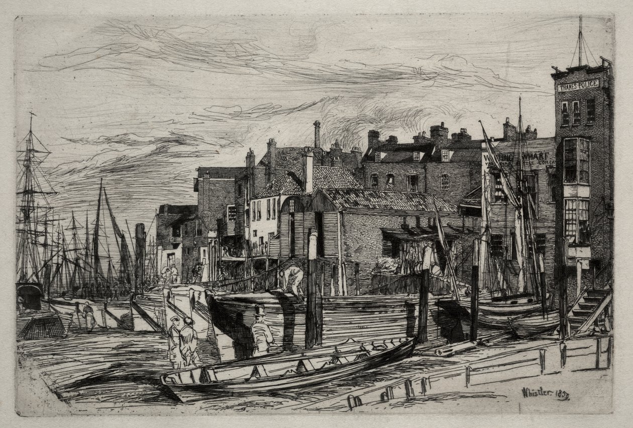 Polícia do Tamisa de James McNeill Whistler