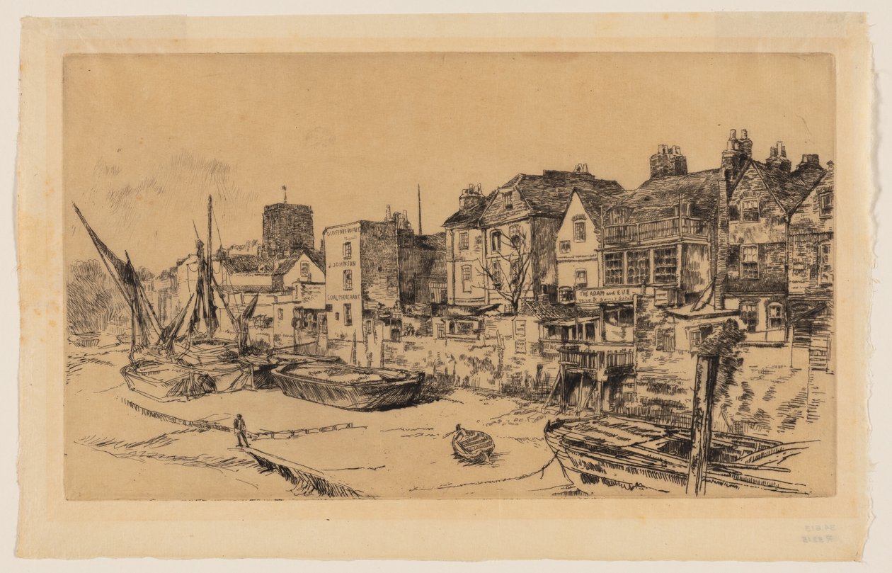 O "Adão e Eva", Old Chelsea de James Abbott McNeill Whistler