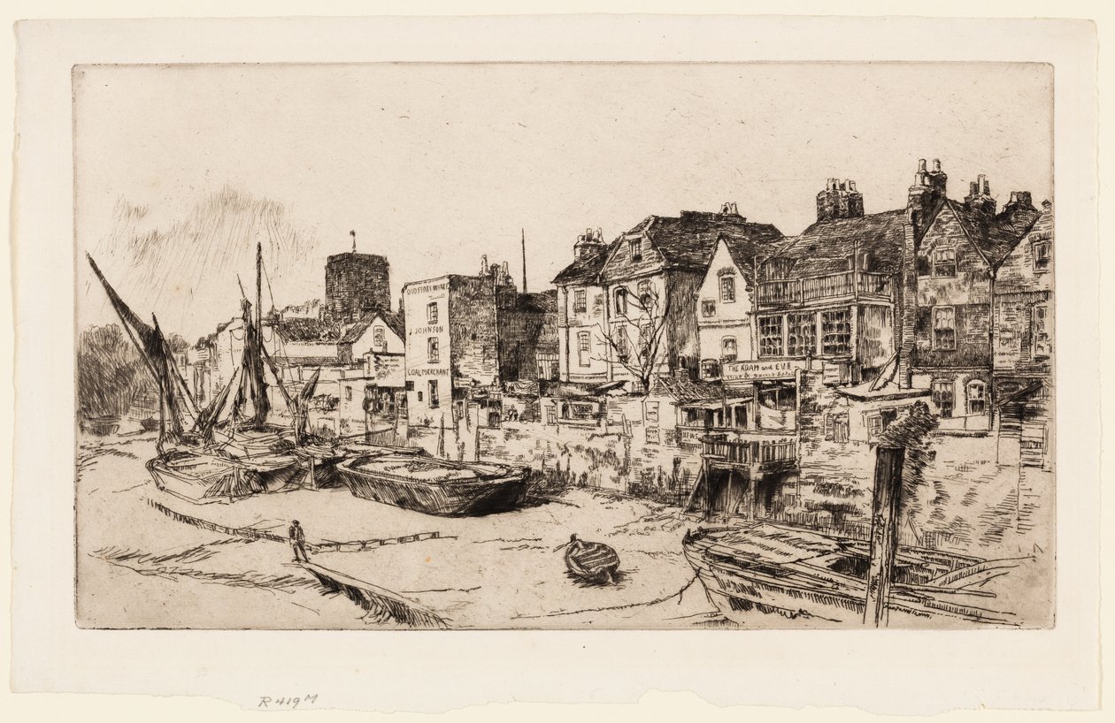O "Adão e Eva", Old Chelsea de James Abbott McNeill Whistler