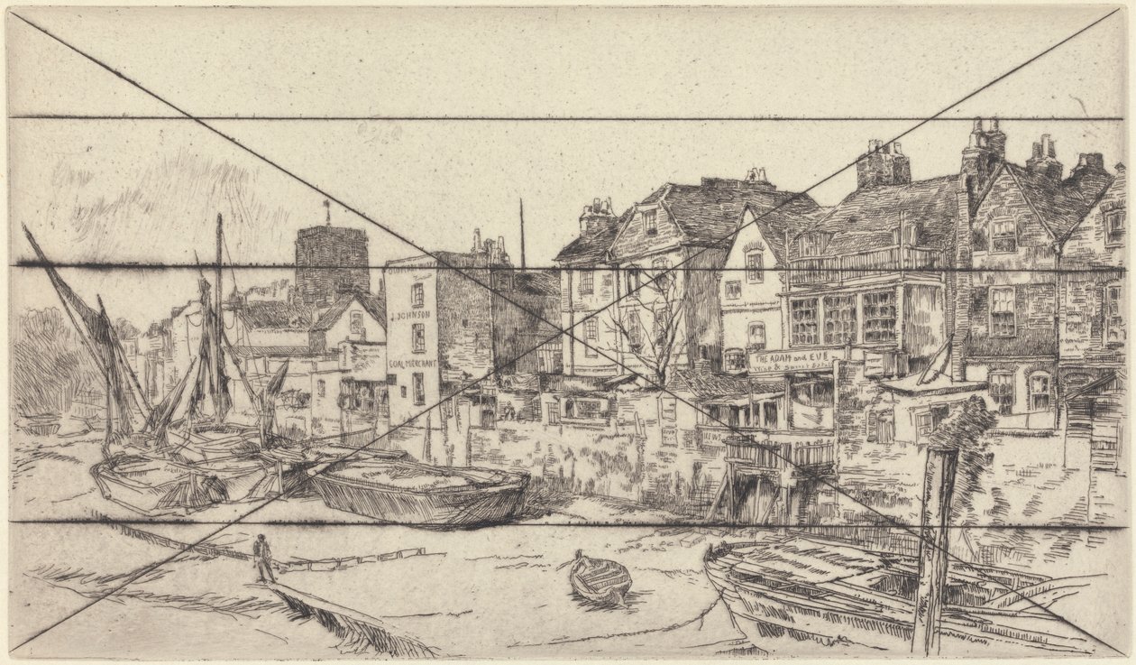 O "Adão e Eva", o velho Chelsea de James Abbott McNeill Whistler