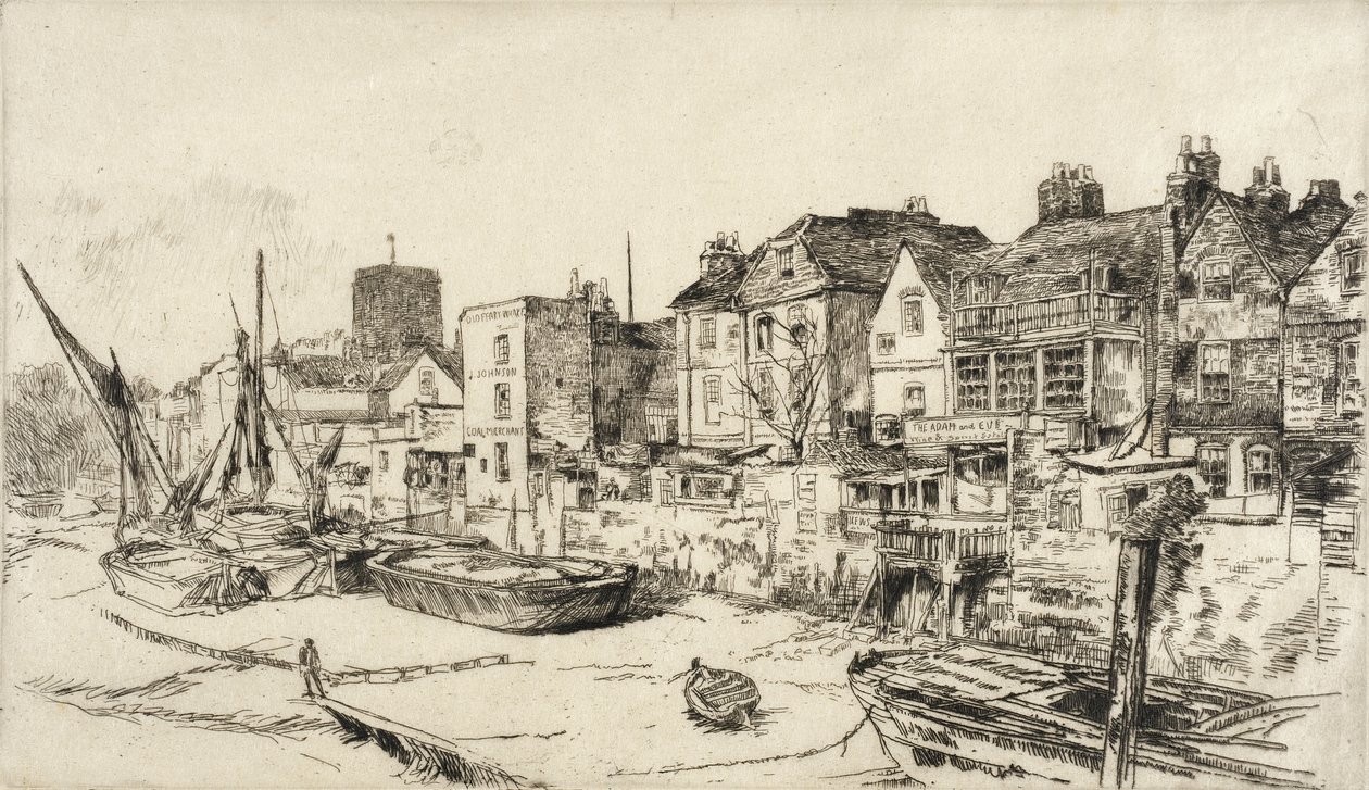 O «Adão e Eva», em Old Chelsea de James McNeill Whistler