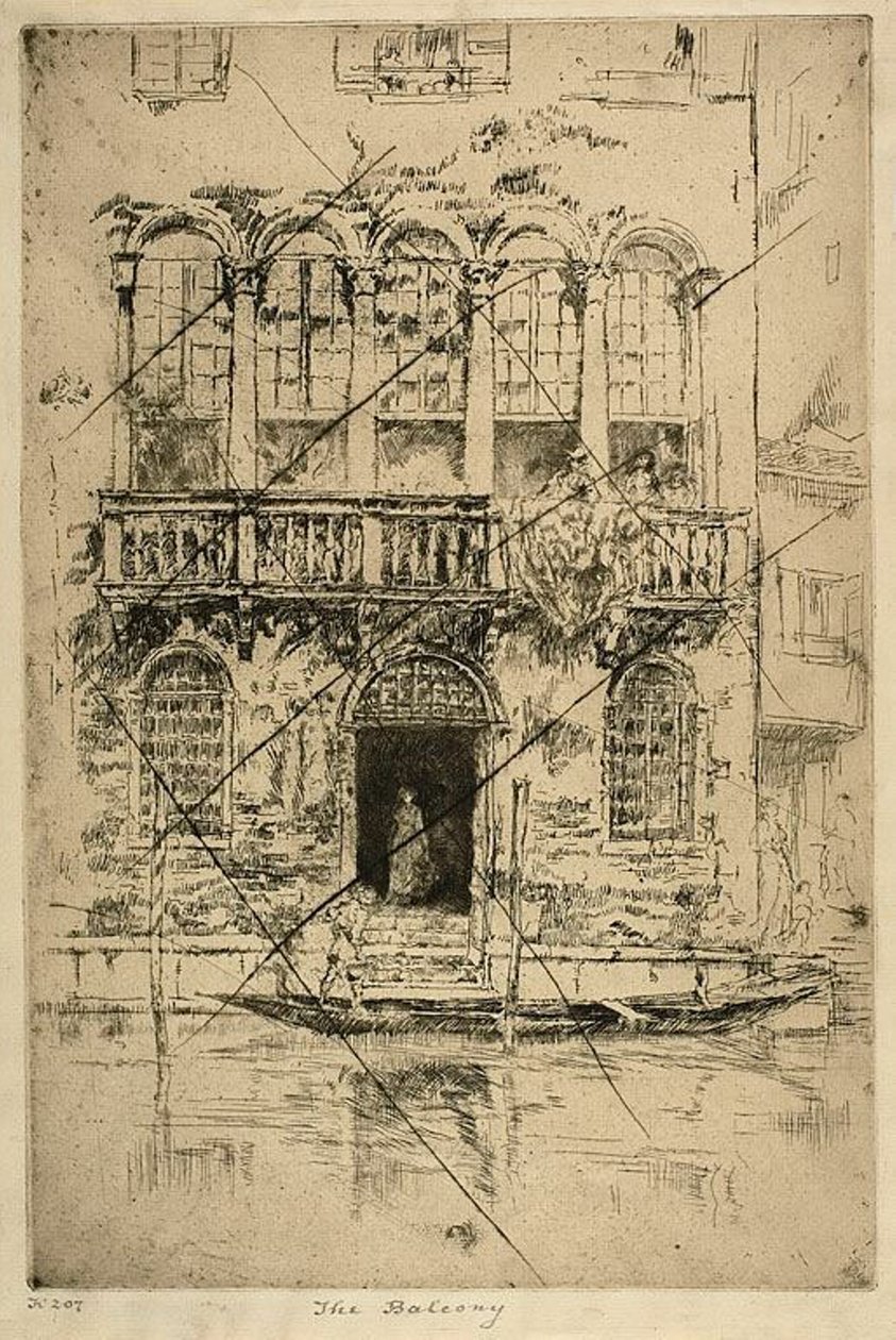 A varanda de James Abbott McNeill Whistler