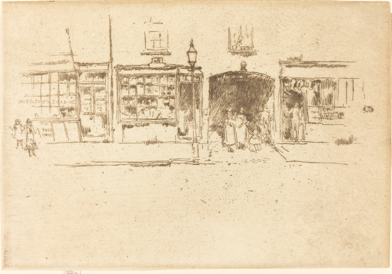 O Barbeiro de James Abbott McNeill Whistler