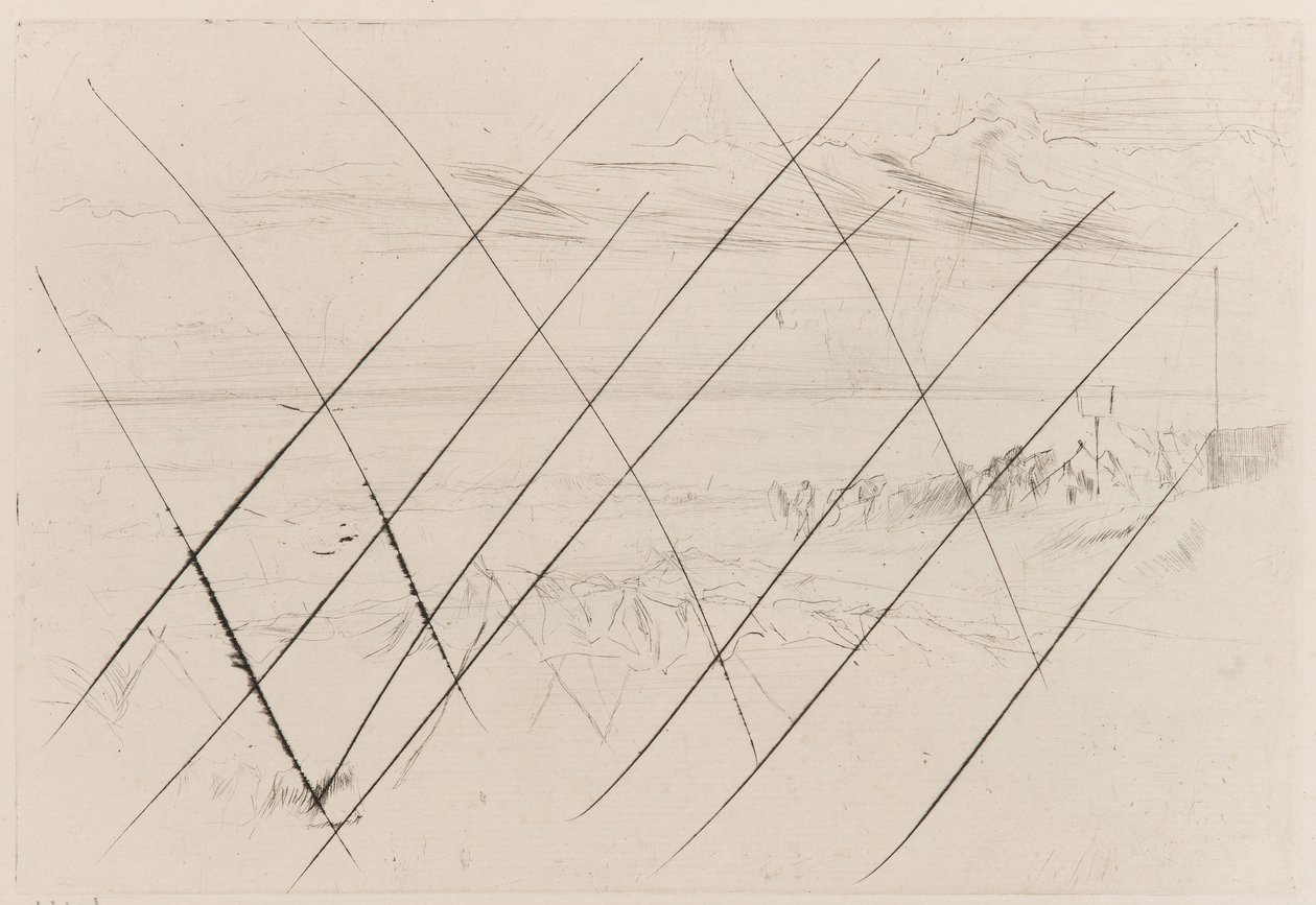 A praia, Hastings de James Abbott McNeill Whistler