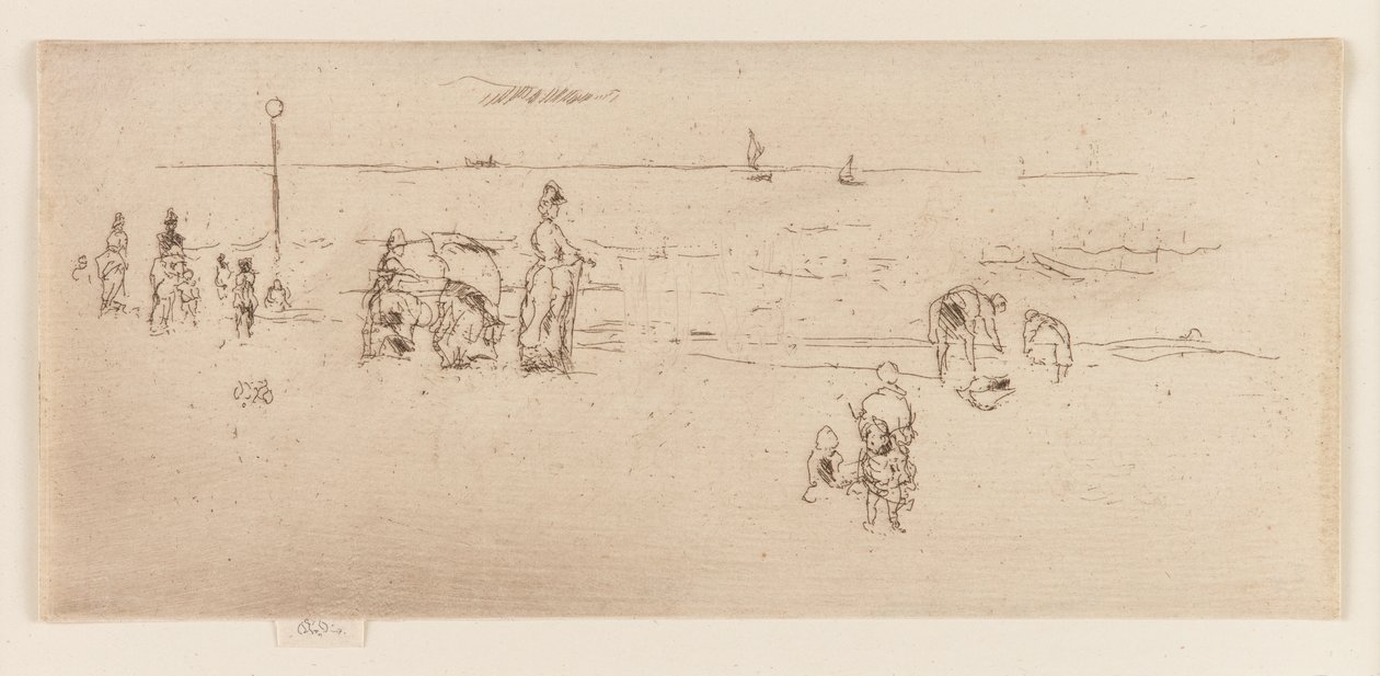 A Praia, Ostende de James Abbott McNeill Whistler