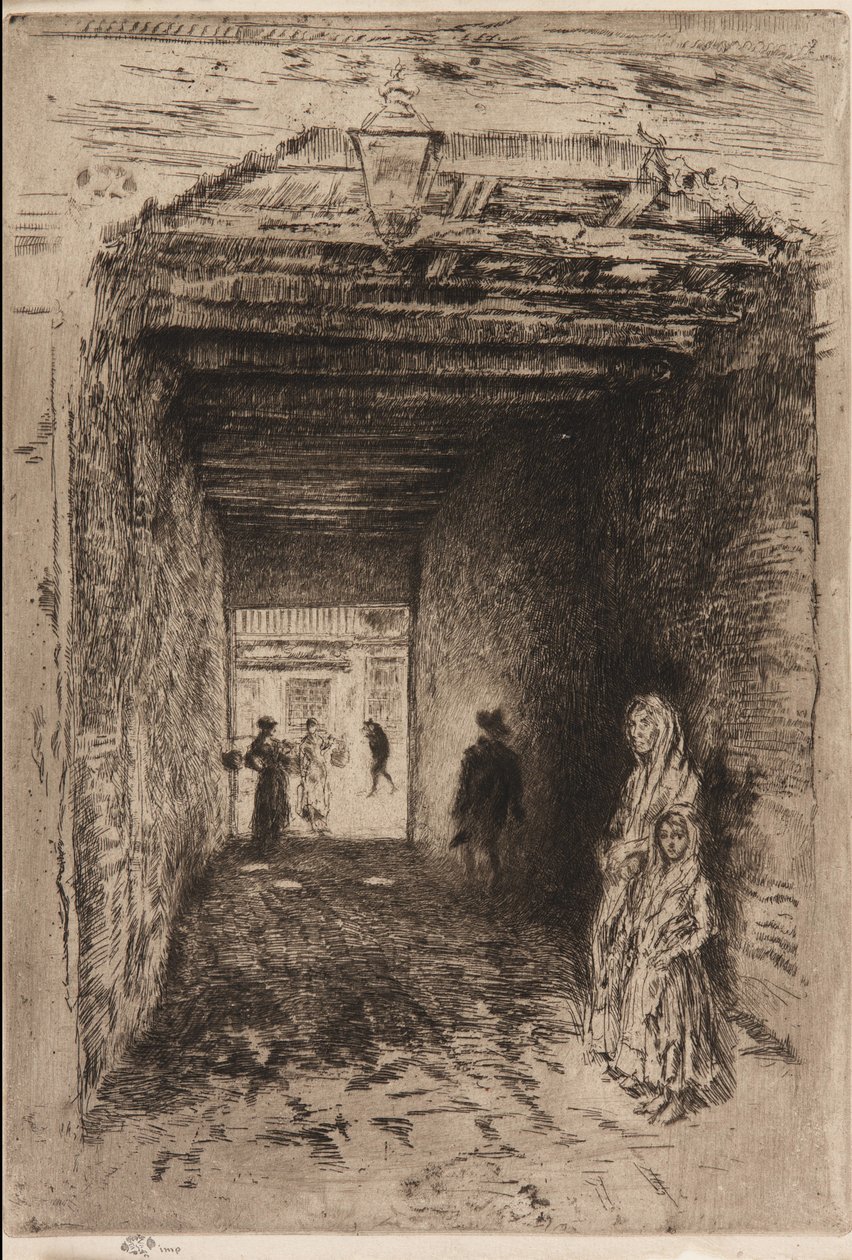 Os mendigos de James Abbott McNeill Whistler