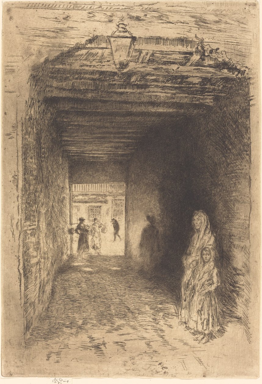 Os mendigos de James Abbott McNeill Whistler